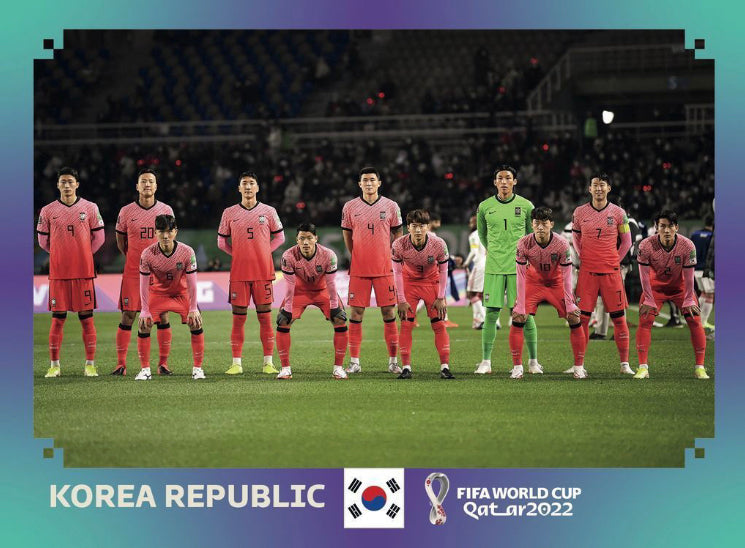 Panini World Cup 2022 Stickers - KOR 001 - Korea Republic Team