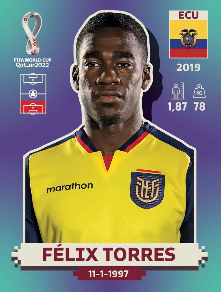 Panini World Cup 2022 Stickers - ECU 010 - Félix Torres