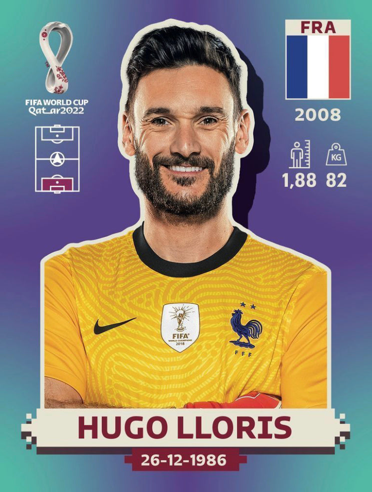 Panini World Cup 2022 Stickers - FRA 003 - Hugo Lloris