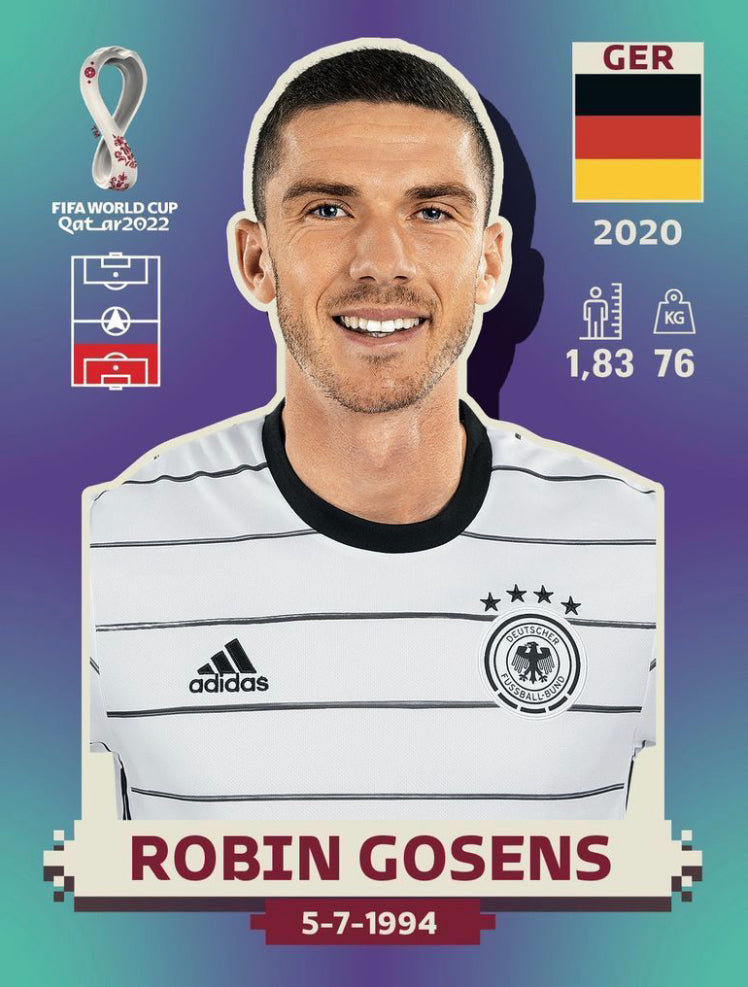 Panini World Cup 2022 Stickers - GER 006 - Robin Gosens