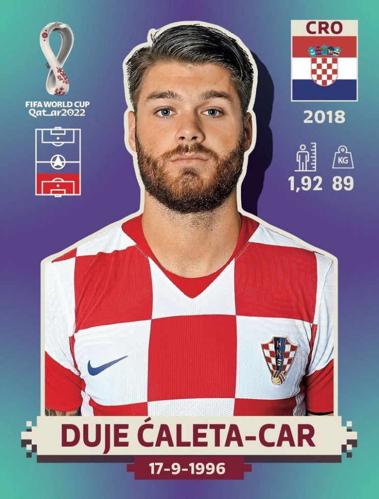 Panini World Cup 2022 Stickers - CRO 005 - Duje Caleta-Car