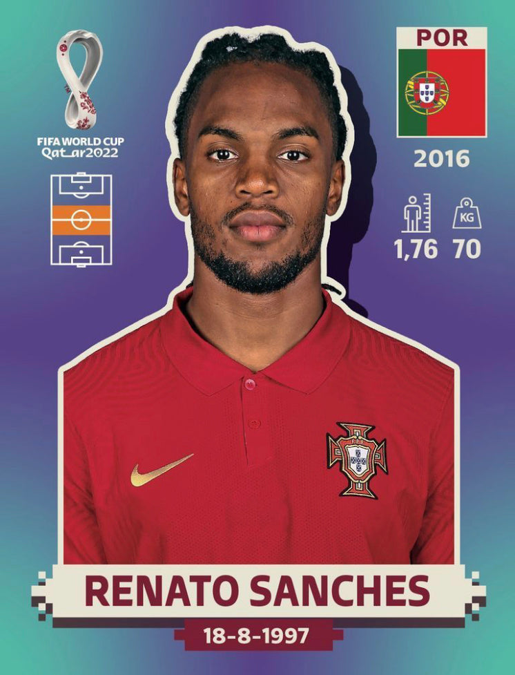 Panini World Cup 2022 Stickers - POR 015 - Renato Sanches