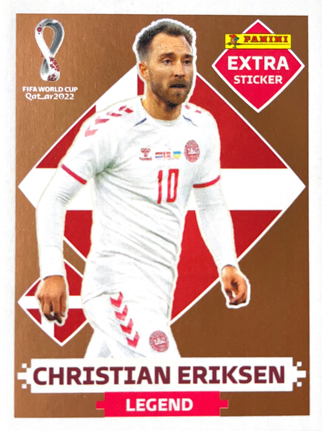 Panini World Cup 2022 Stickers - Christian Eriksen - Extra Sticker - B 