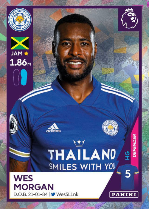 Premier League 2021 - 290 - Wes Morgan Shiny