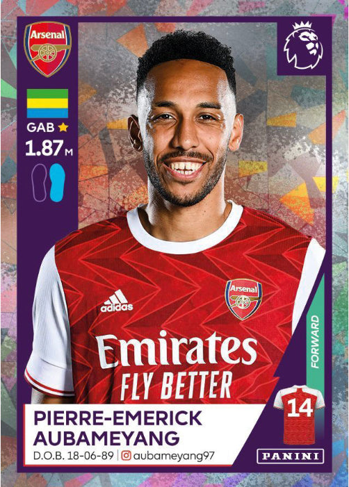 Premier League 2021 - 042 - Pierre-Emerick Aubameyang Shiny