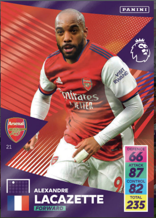 Panini Adrenalyn XL 2021/22 - 021 - Alexandre Lacazette