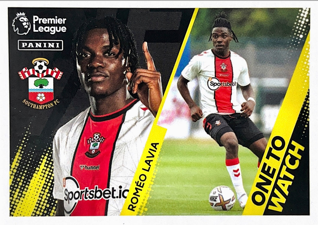 Premier League 2023 - 543 - Roméo Lavia - One to Watch