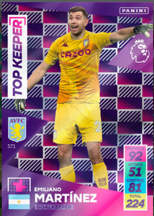 Panini Adrenalyn XL 2021/22 - 371 - Emiliano Martìnez - Top Keeper