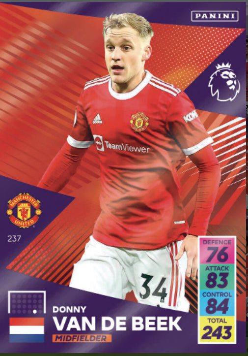 Panini Adrenalyn XL 2021/22 - 237 - Donny Van De Beek