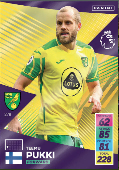 Panini Adrenalyn XL 2021/22 - 278 - Teemu Pukki