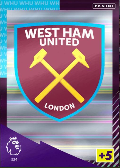 Panini Adrenalyn XL 2021/22 - 334 - West Ham United Club Badge