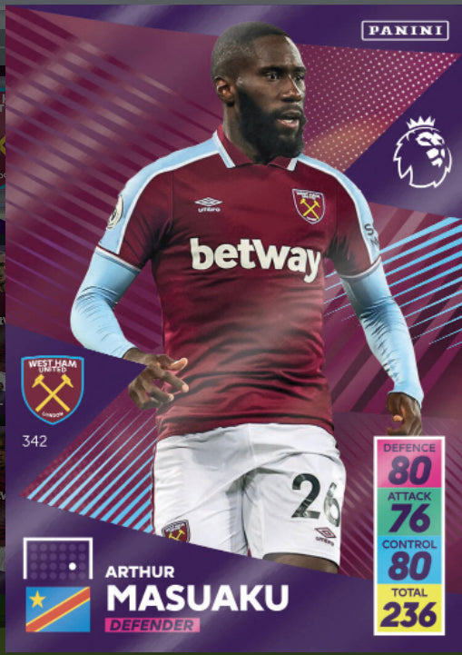 Panini Adrenalyn XL 2021/22 - 342 - Arthur Masuaku