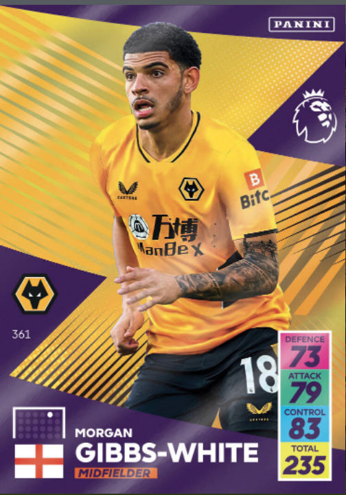 Panini Adrenalyn XL 2021/22 - 361 - Morgan Gibbs-White