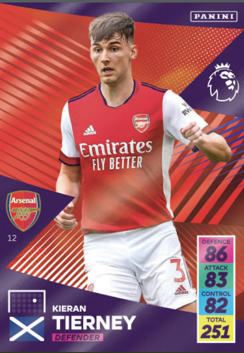 Panini Adrenalyn XL 2021/22 - 012 - Kieran Tierney