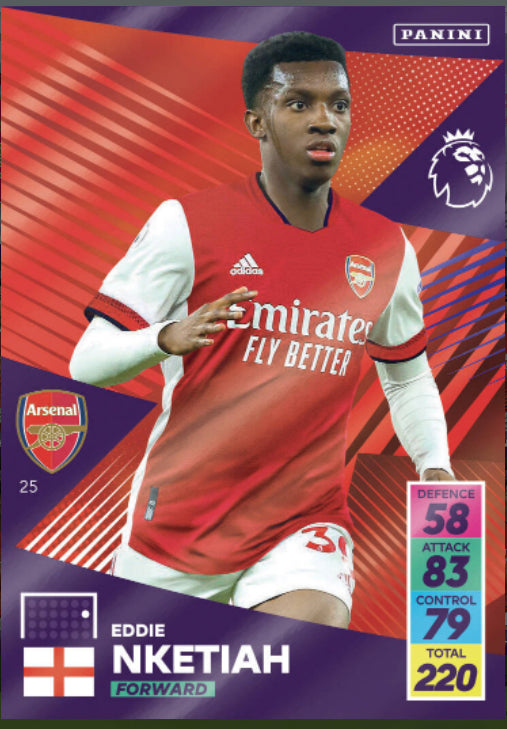 Panini Adrenalyn XL 2021/22 - 025 - Eddie Nketiah