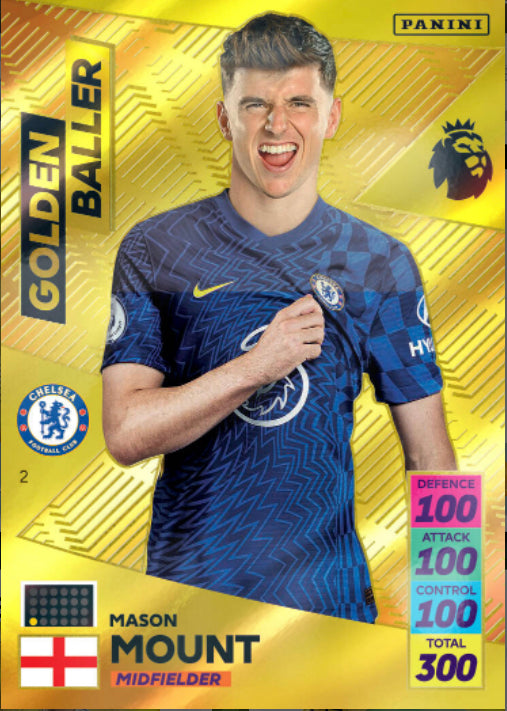 Panini Adrenalyn XL 2021/22 - 002 - Mason Mount - Golden Baller