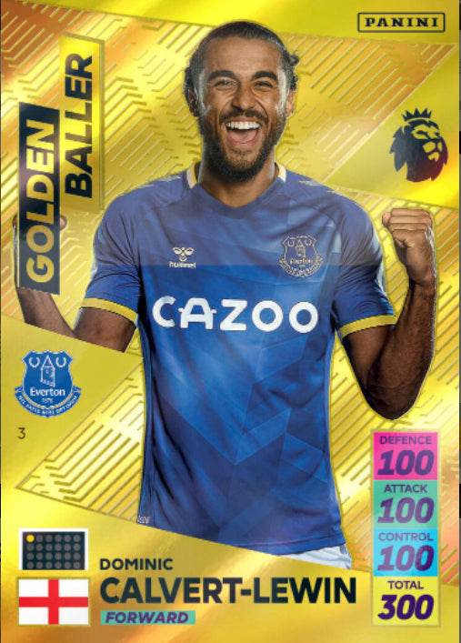 Panini Adrenalyn XL 2021/22 - 003 - Dominic Calvert-Lewin - Golden Baller