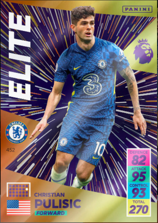 Panini Adrenalyn XL 2021/22 - 452 - Christian Pulisic - Elite