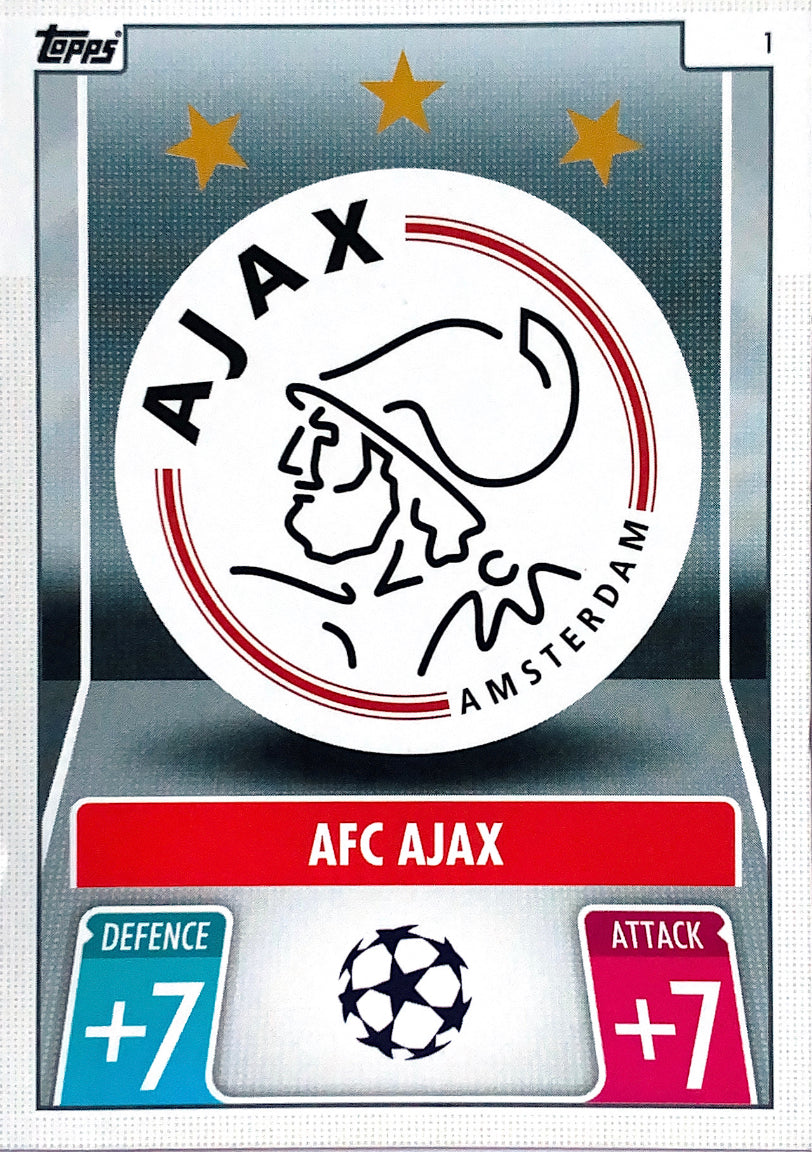 Topps Match Attax 2021/22 - 001 - AFC Ajax Club Badge