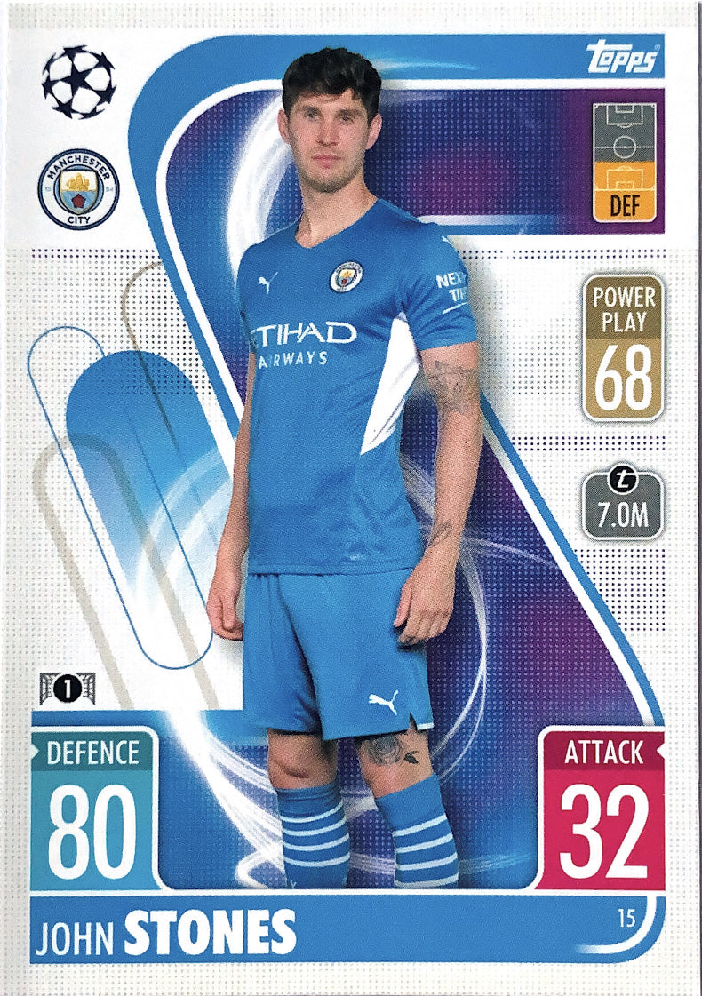 Topps Match Attax 2021/22 - 015 - John Stones