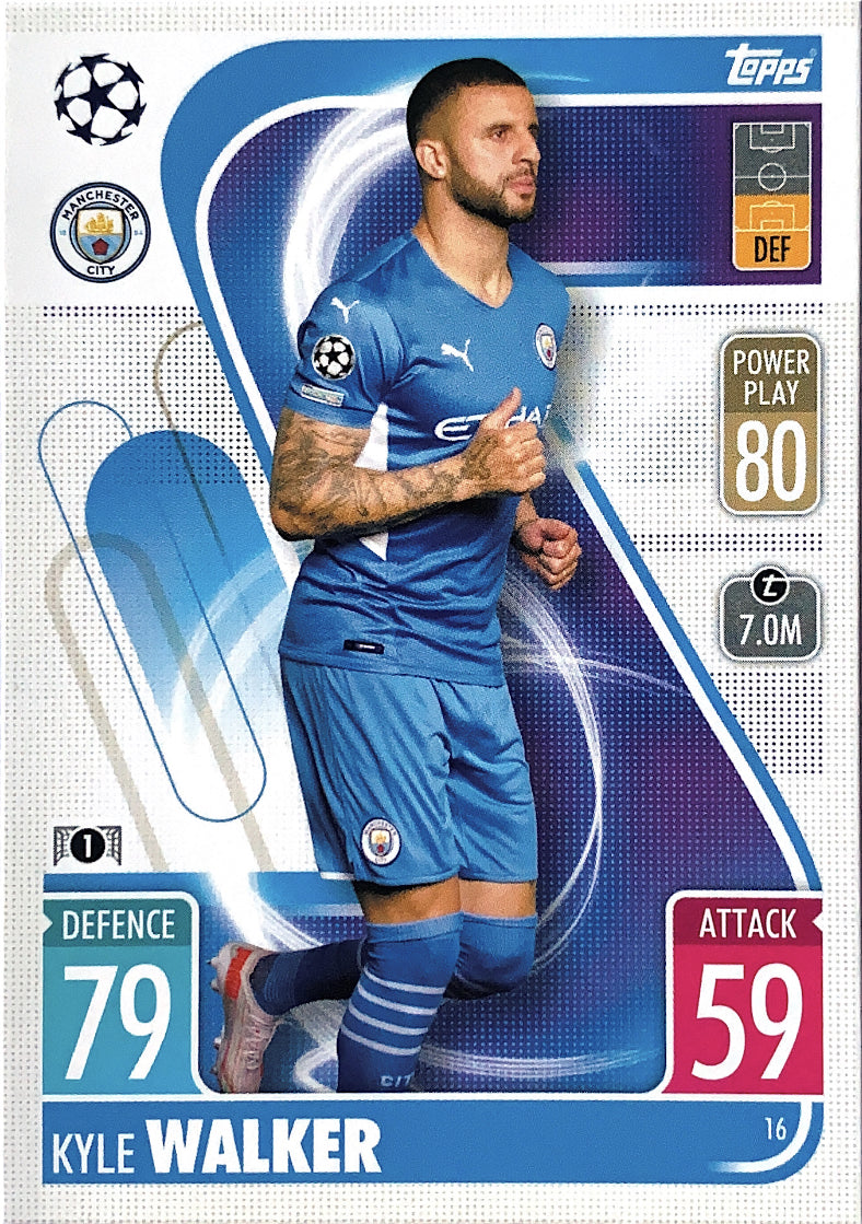 Topps Match Attax 2021/22 - 016 - Kyle Walker