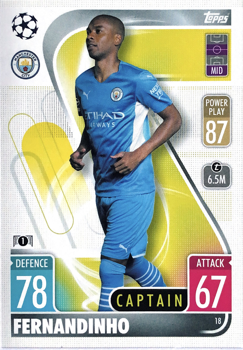 Topps Match Attax 2021/22 - 018 - Fernandinho