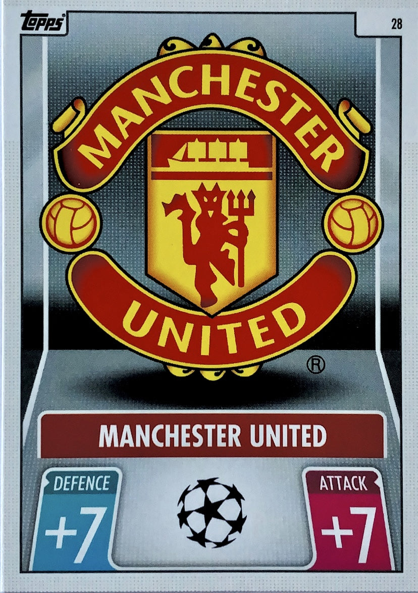 Topps Match Attax 2021/22 - 028 - Manchester United Club Badge