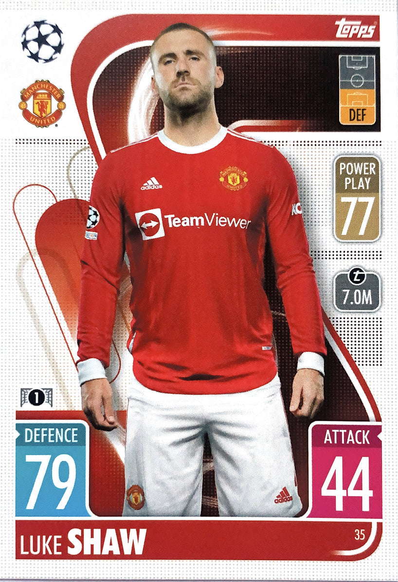 Topps Match Attax 2021/22 - 035 - Luke Shaw