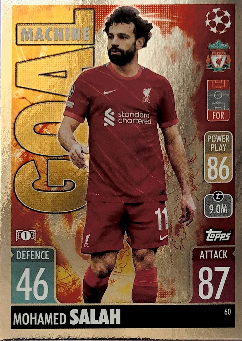 Topps Match Attax 2021/22 - 060 - Mo Salah - Goal Machine