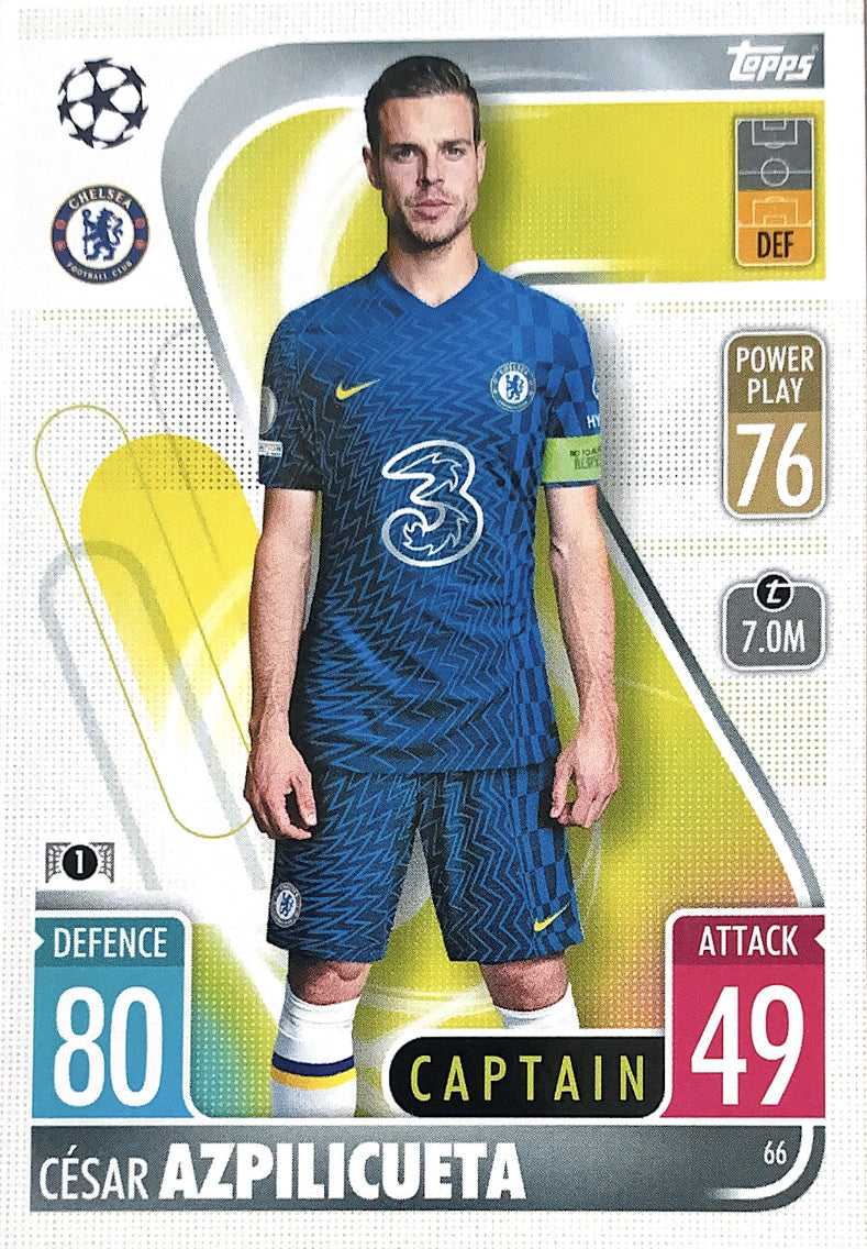 Topps Match Attax 2021/22 - 066 - Cèsar Azpilicueta