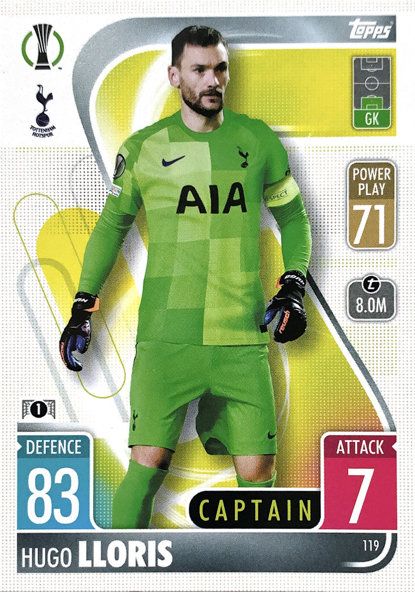 Topps Match Attax 2021/22 - 119 - Hugo Lloris