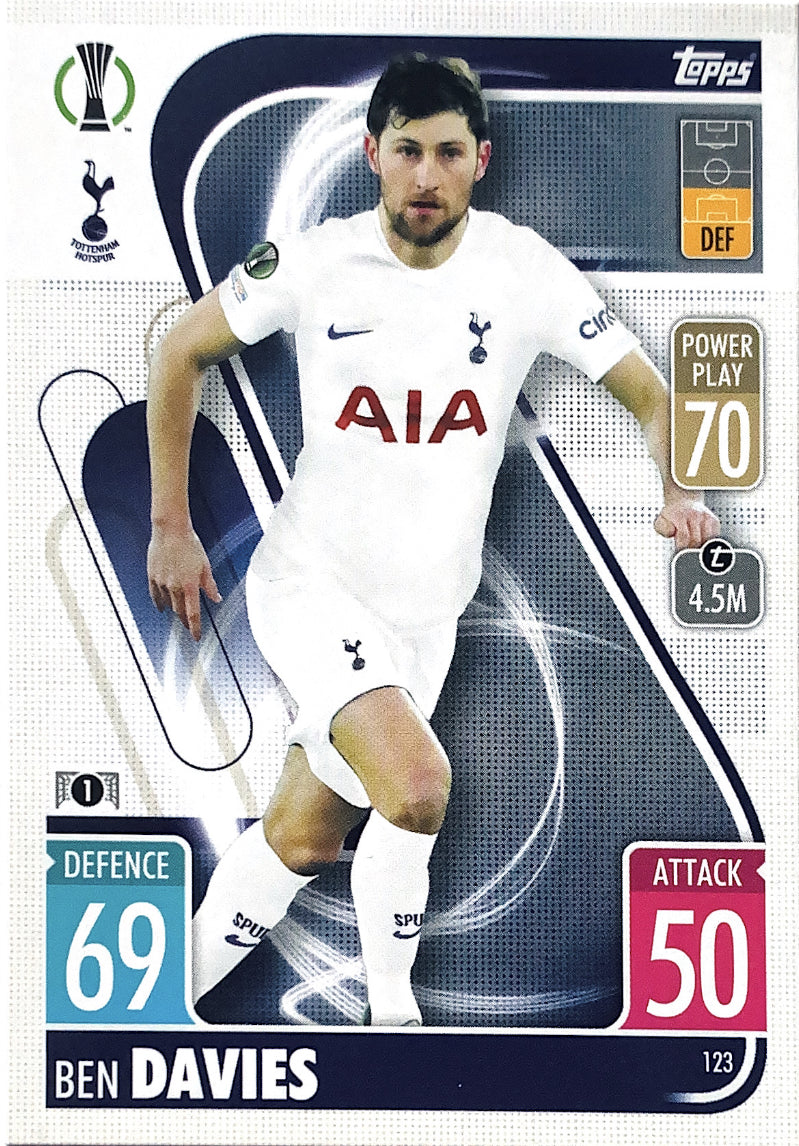 Topps Match Attax 2021/22 - 123 - Ben Davies