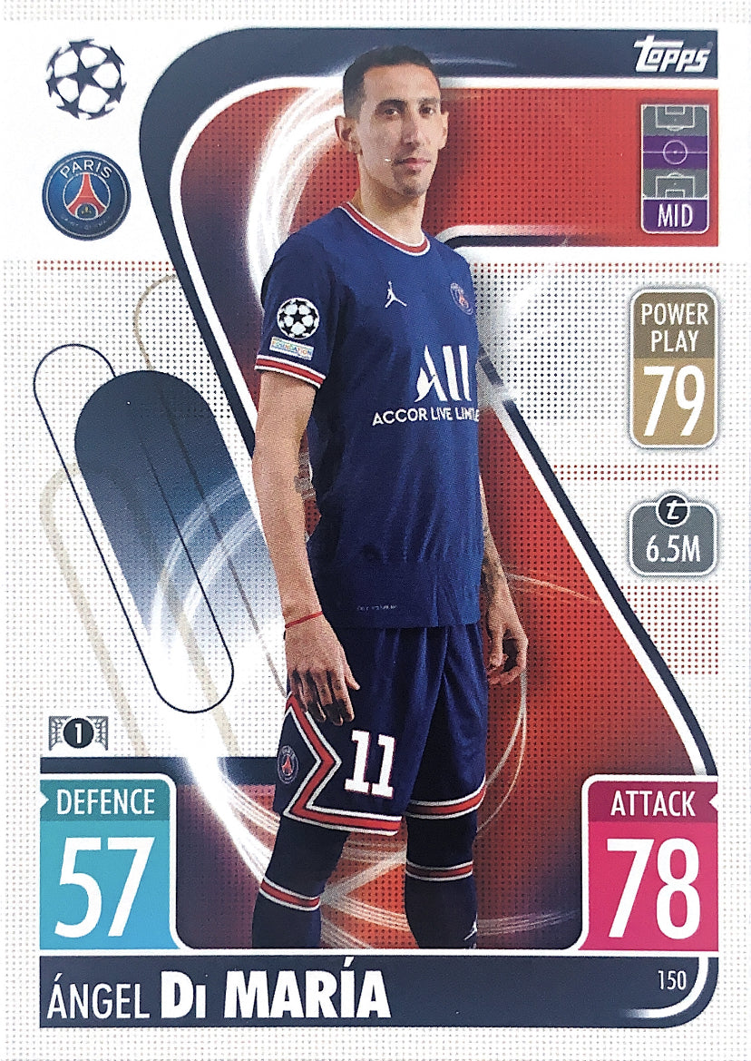 Topps Match Attax 2021/22 - 150 - Àngel Di Marià