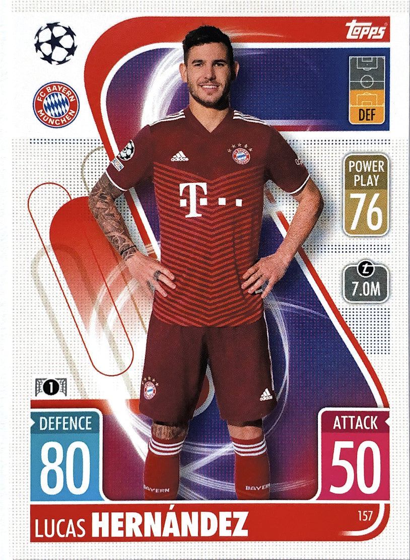 Topps Match Attax 2021/22 - 157 - Lucas Hernàndez