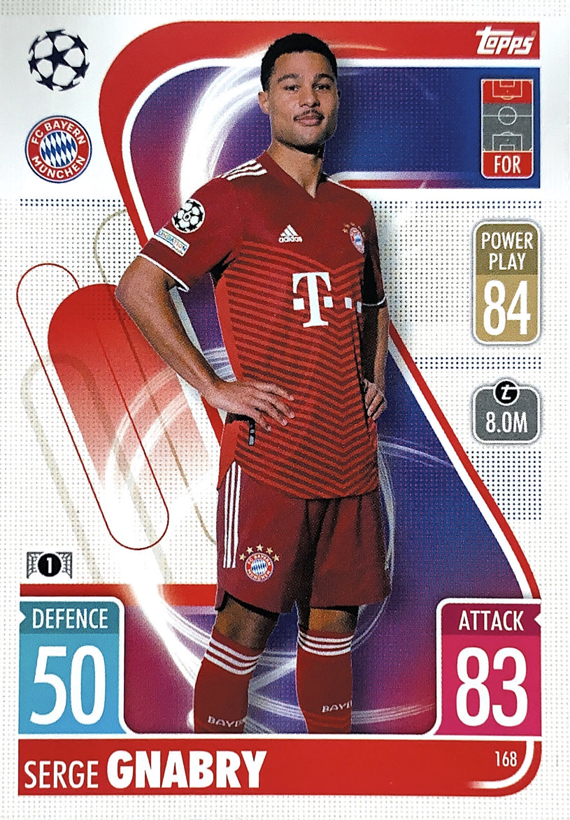 Topps Match Attax 2021/22 - 168 - Serge Gnabry