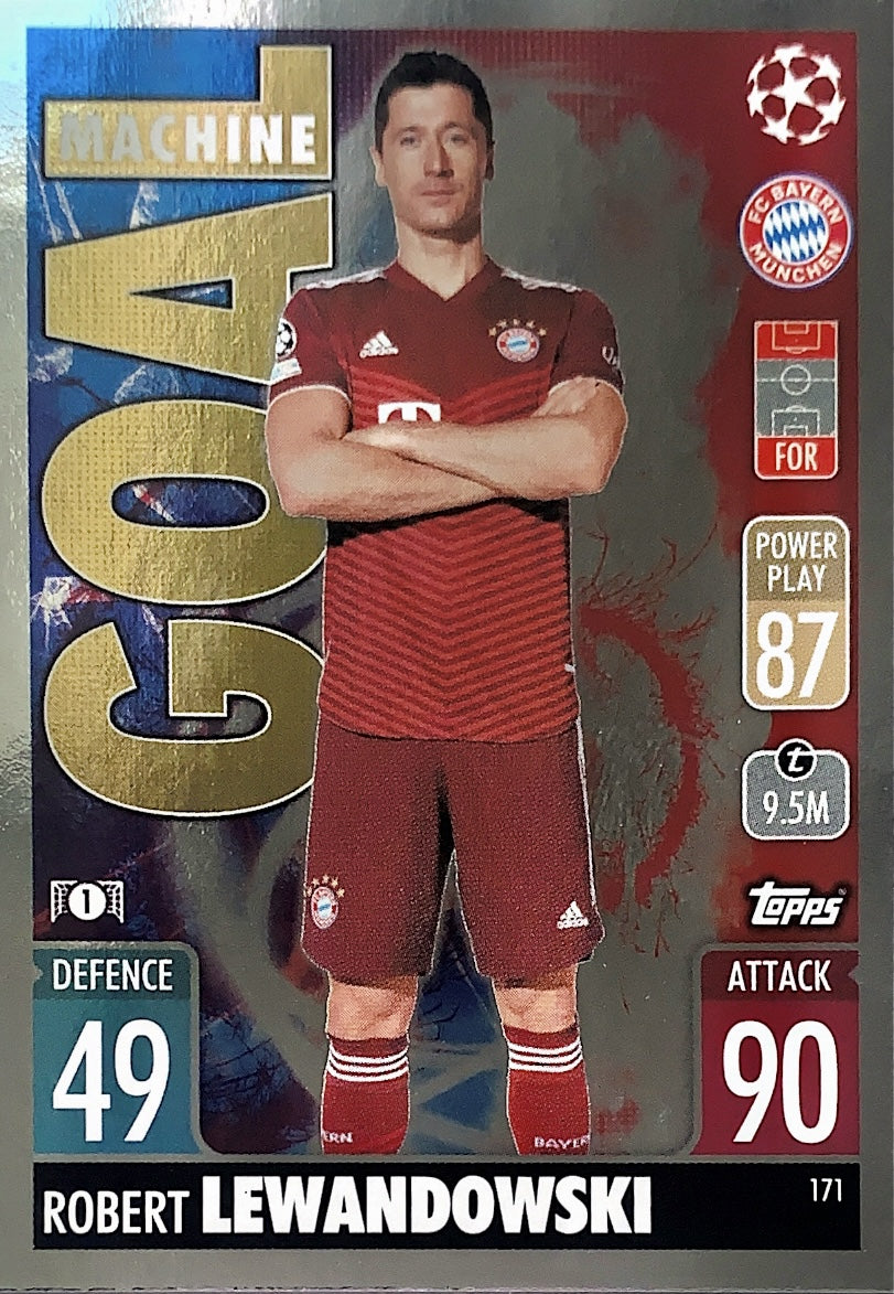 Topps Match Attax 2021/22 - 171 - Robert Lewandowski - Goal Machine