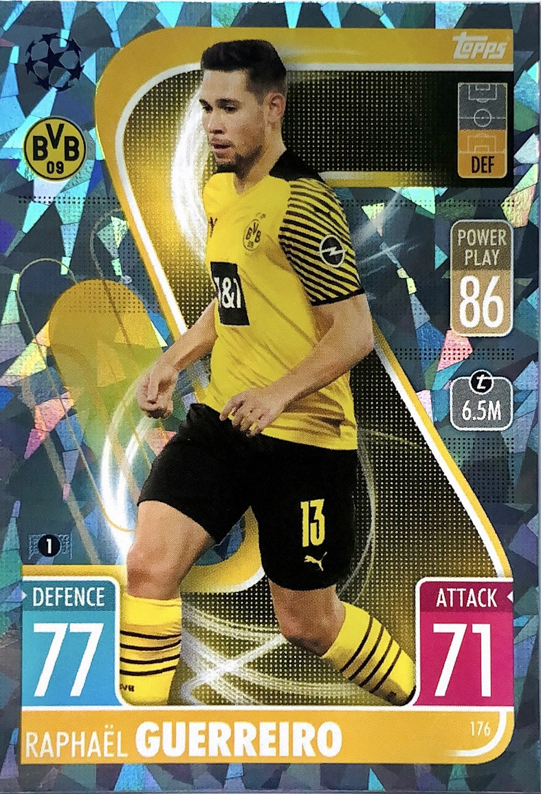 Topps Match Attax 2021/22 - 176 - Raphaèl Guerreiro - Crystal Parallel