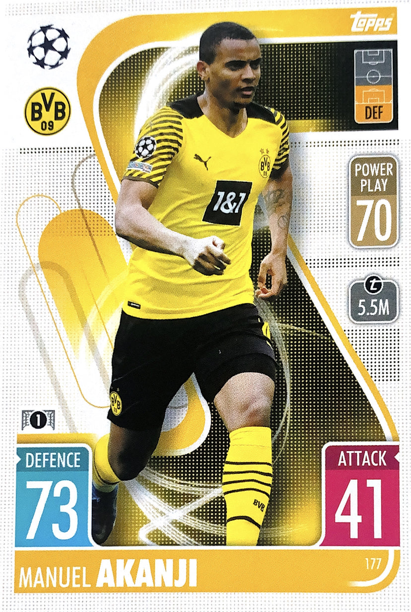 Topps Match Attax 2021/22 - 177 - Manuel Akanji