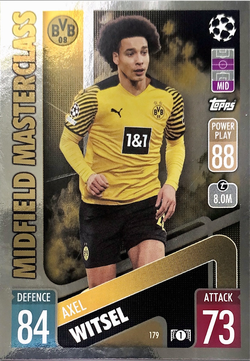 Topps Match Attax 2021/22 - 179 - Axel Witsel - Midfield Masterclass