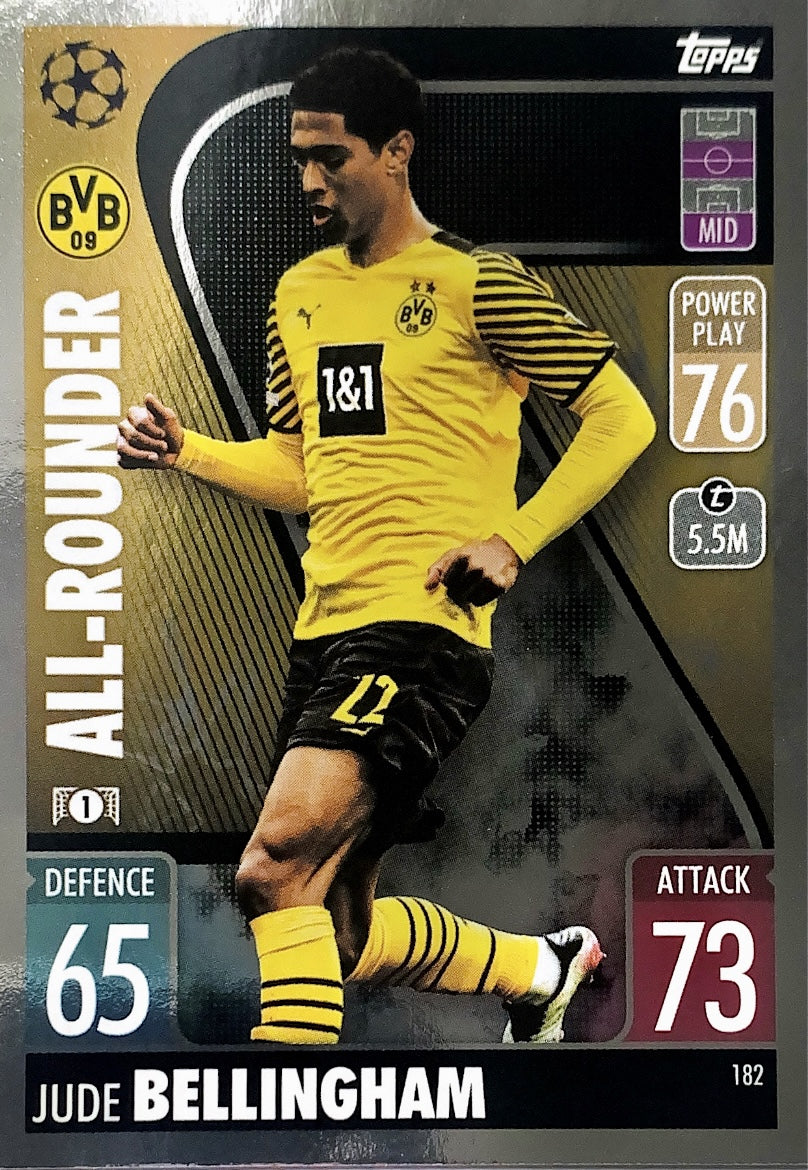 Topps Match Attax 2021/22 - 182 - Jude Bellingham - All-Rounder