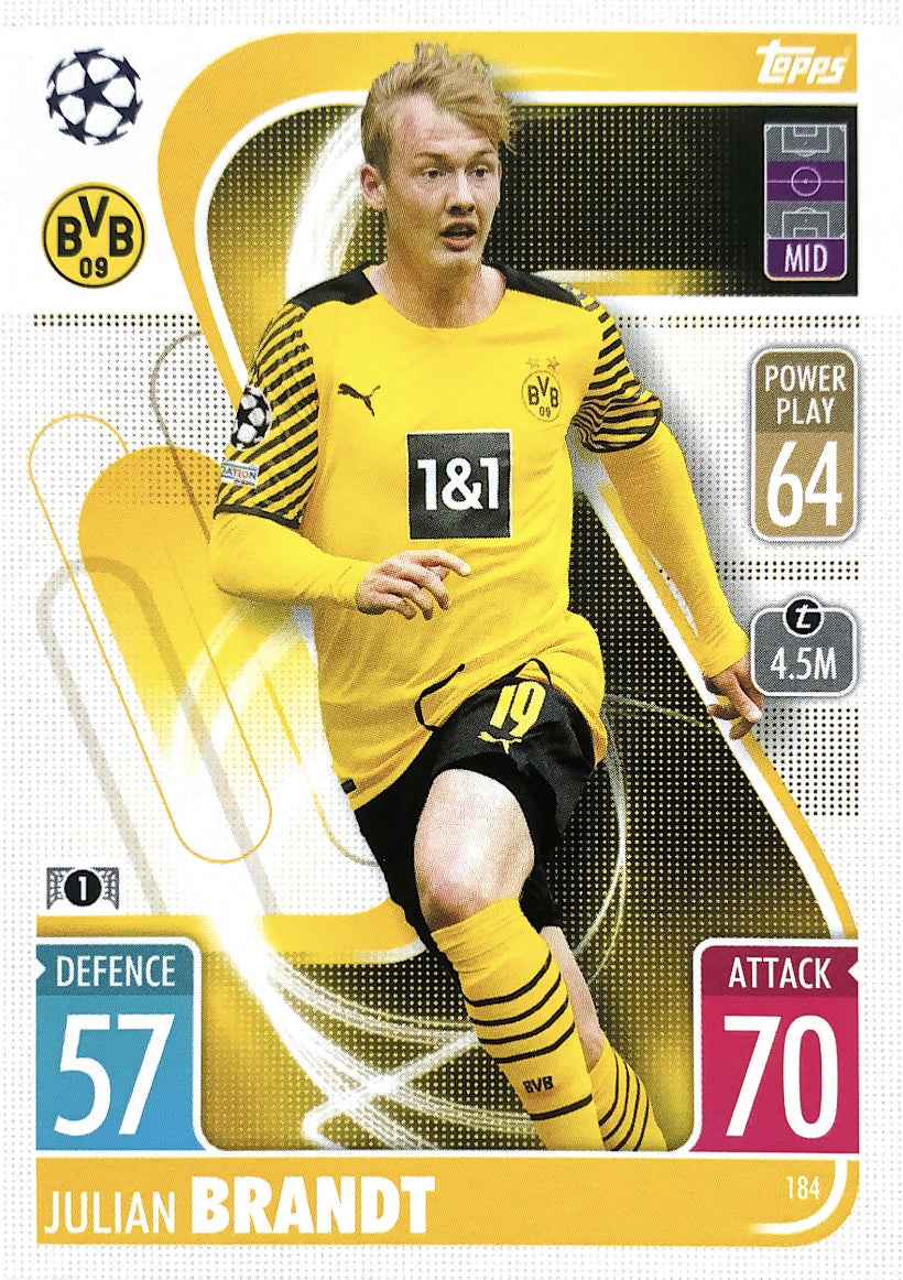 Topps Match Attax 2021/22 - 184 - Julian Brandt