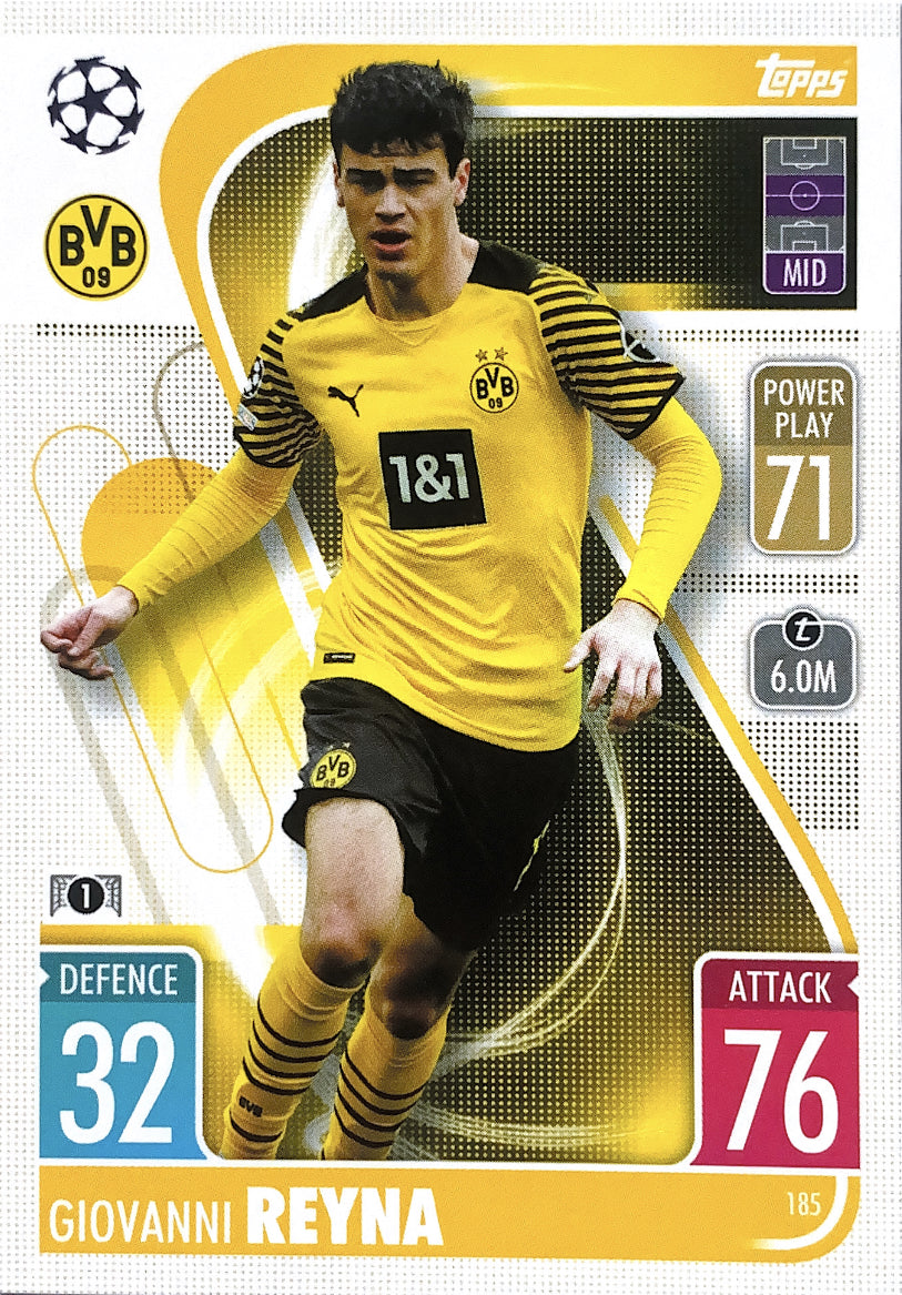Topps Match Attax 2021/22 - 185 - Giovanni Reyna