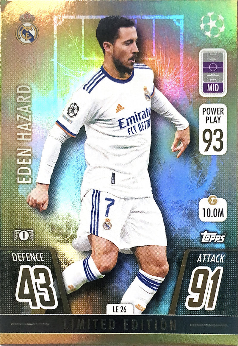 Topps Match Attax 2021/22 - LE26 - Eden Hazard - Limited Edition