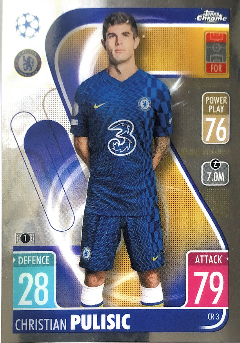 Topps Match Attax 2021/22 - CR3 - Christian Pulisic - Chrome Preview