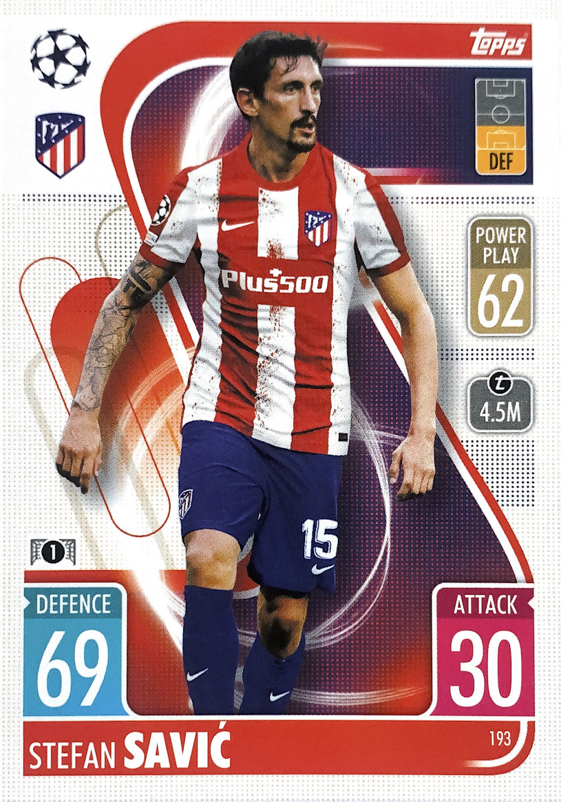 Topps Match Attax 2021/22 - 193 - Stefan Savic
