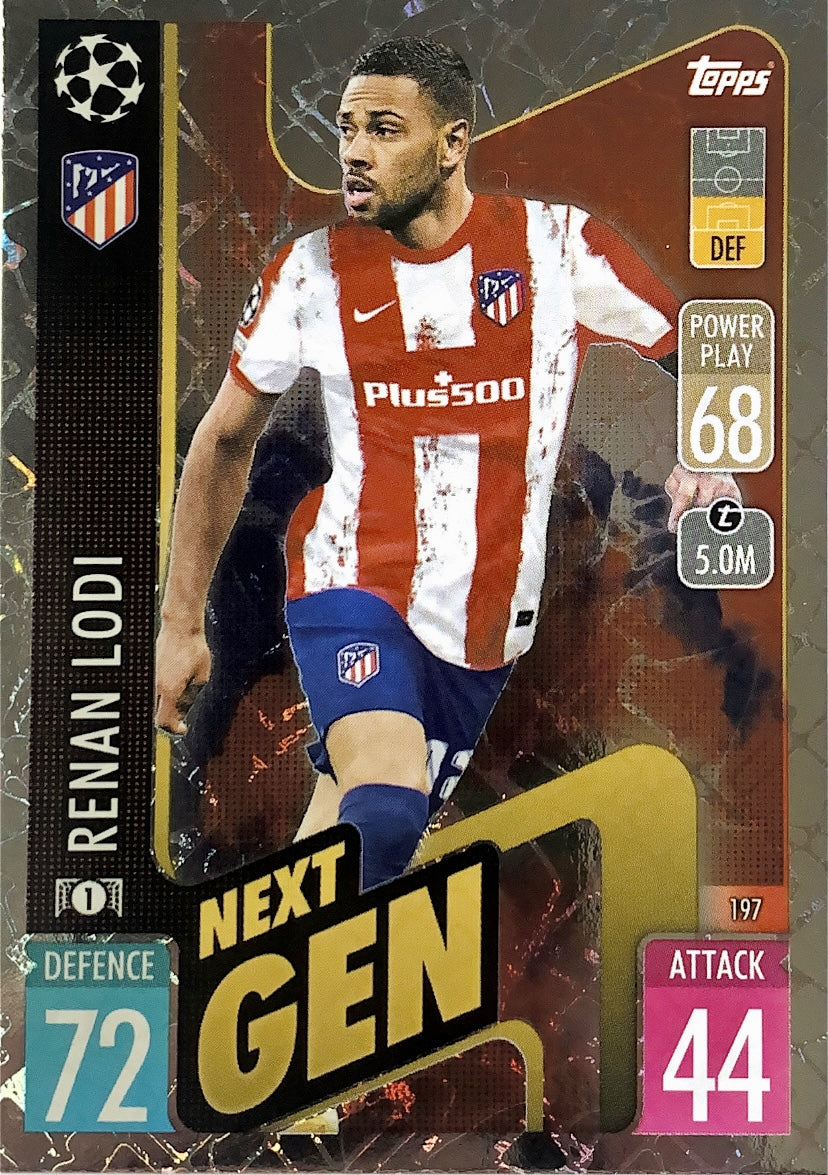 Topps Match Attax 2021/22 - 197 - Renan Lodi - Next Gen