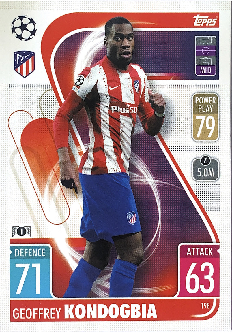 Topps Match Attax 2021/22 - 198 - Geoffrey Kondogbia