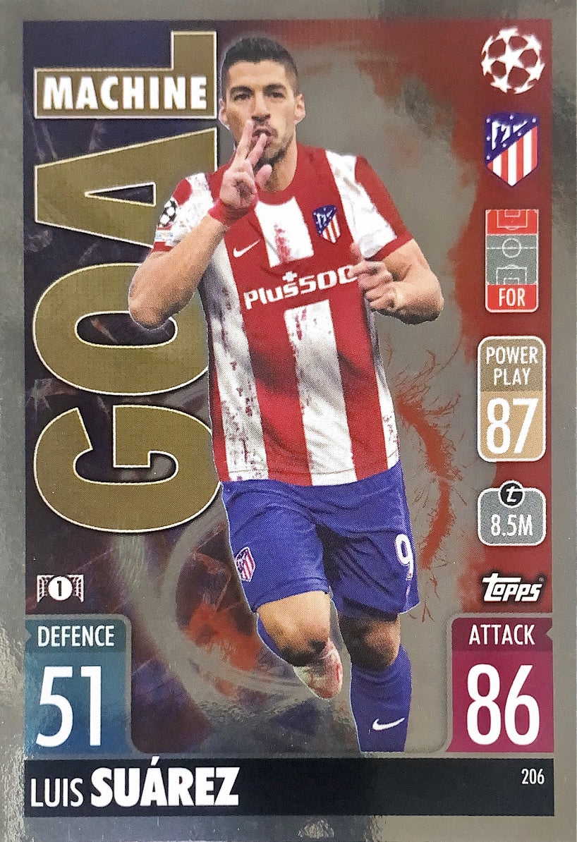 Topps Match Attax 2021/22 - 206 - Luis Suårez - Goal Machine