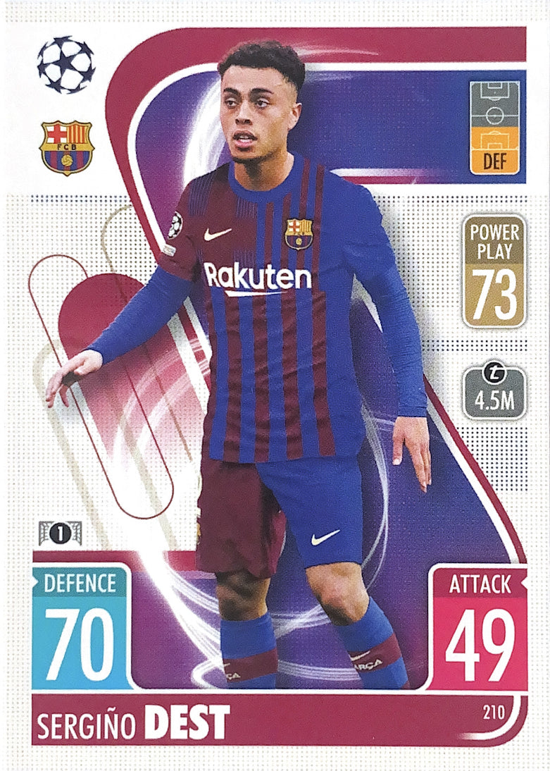 Topps Match Attax 2021/22 - 210 - Sergino Dest