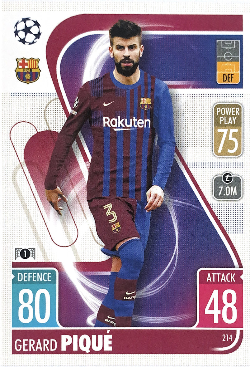 Topps Match Attax 2021/22 - 214 - Gerard Piquè